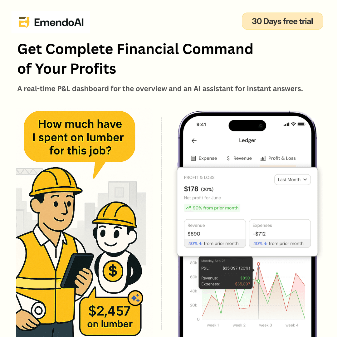 Still Guessing Your Profits? Get Real-Time Financial Control Over Every Job